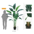 thumbnail image 3 of Kselythan 6FT Artificial Bird of Paradise Plant, Modern Decor Faux Plants for Home Office Perfect Housewarming Gift, 3 of 9