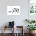 thumbnail image 3 of Art.com Elephant Love Stretched Canvas Print Wall Art by Katrina Pete, 32" x 24", 3 of 4