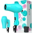 thumbnail image 5 of Lura Travel Hair Dryer Dual Voltage Mini Folding Handle Hair Blow Dryer with Concentrator,Blue, 5 of 9