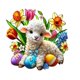 thumbnail image 2 of Adornos de Pascua, regalos de Pascua, colgante de cordero acrílico, huevo de Pascua, colgante acrílico, fondo para puerta y ventana, decoración de pared, tablero colgante, decoraciones acrílicas., 2 of 6