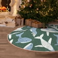 thumbnail image 5 of Sikiie Beautiful Whales Nativity Christmas Tree Skirt, Jesus Christian Winter Holiday Tree Mat Decoration(30-48IN), 5 of 6