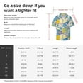 thumbnail image 2 of Cauagu Cute Poodle Dog Men's Short Sleeve Button Down Hawaiian Shirt for Men Bowling Shirts Casual Summer Beach Shirt,Large, 2 of 6