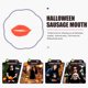 thumbnail image 5 of ColoMX 4pcs Mascarada Cosplay Funny rojo Lip Bouth Stage Performance Salchicha de salchicha de la boca, 5 of 7