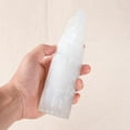 thumbnail image 3 of Natural White Selenite Crystal Gypsum Rough H10cm, 3 of 7