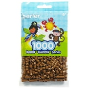 Perler Beads Fuse Beads for Crafts, 1000 pcs, Light Brown
