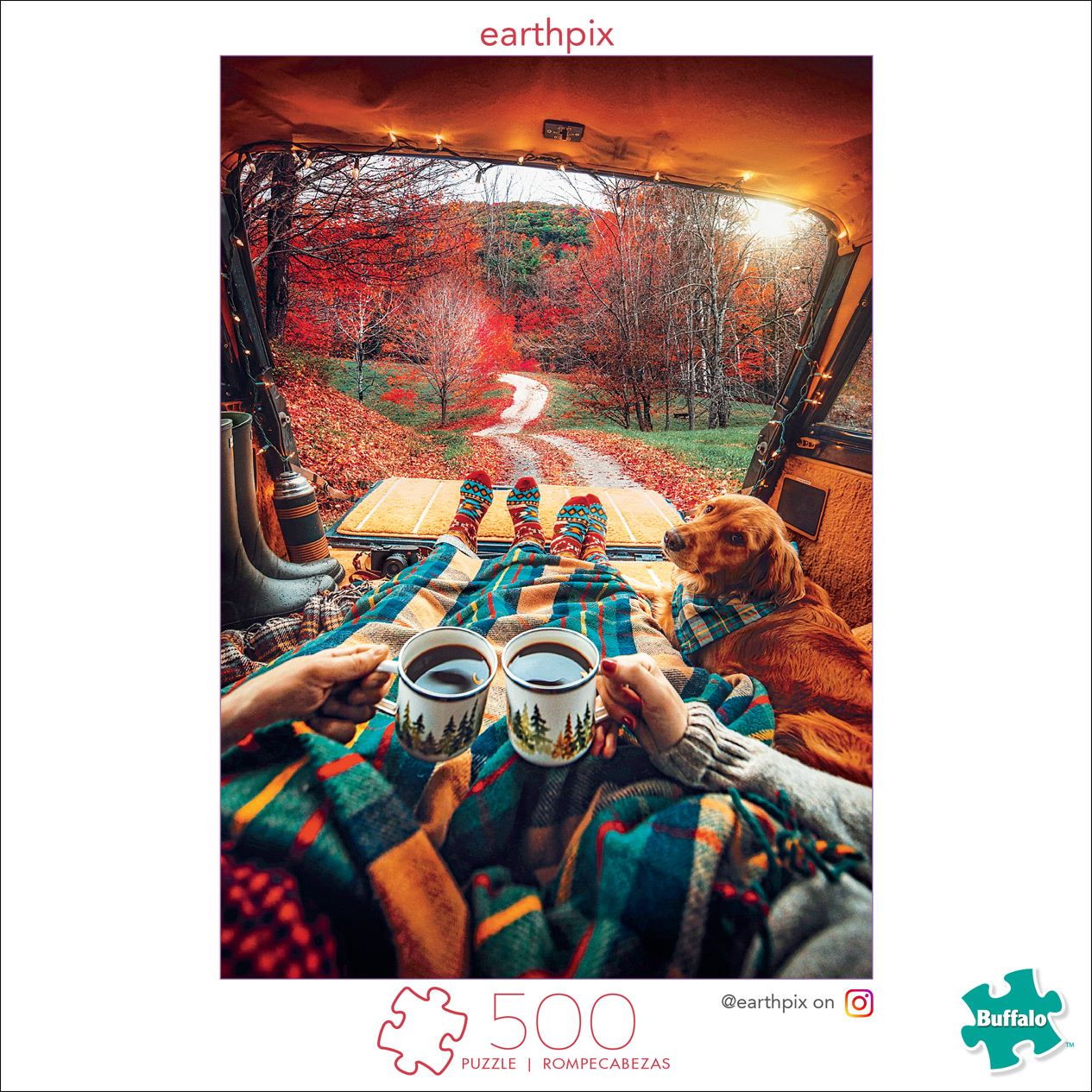 Buffalo Games Earthpix Happy Trails 500 piece jigsaw puzzle