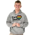 thumbnail image 5 of Two Dads Better Than One Gay Pride Hoodie Hooded Sweatshirt Men Brisco Brands S, 5 of 6