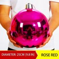 thumbnail image 3 of 1 bola decorativa navideña de 150 mm a 250 mm para árbol de Navidad, adorno colgante brillante para el hogar, bar, fiesta, boda, decoración navideña, 3 of 5