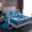 Dodger Blue, variant on Erosebridal American City Sheet Set Twin, Football Player Twin Sheet Sets, Indigo Bedding Sets Twin Size, Breathable Bedroom Decor, 3-Piece