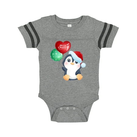 

Inktastic Merry Christmas Penguin Gift Baby Boy or Baby Girl Bodysuit