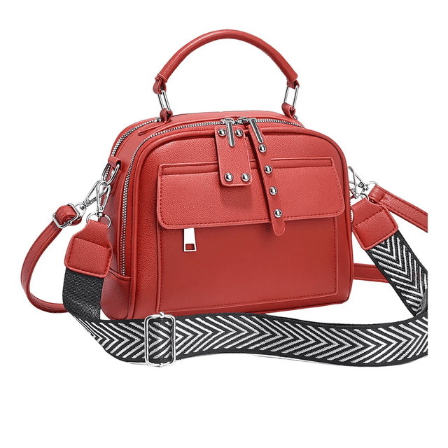 Bolsas Mujer Crossbody Bolsos De Mano Dama Bandoleras Moda Xtellar rojo