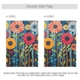 thumbnail image 4 of Yayeee Garden Flag 12" x 18" Double Sided Outdoor Yard Lawn Holiday Decorations, Orange Colorful Flowers, 4 of 6
