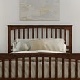 thumbnail image 4 of Camilla Queen Wood Low Profile Platform Bed with Matching Footboard in Walnut, 4 of 10
