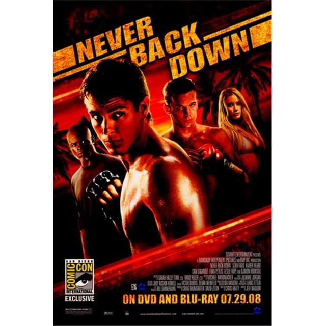 Pop Culture Graphics MOV413291 Never Back Down Movie Poster, 11 x 17