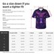 thumbnail image 5 of Fotbe Purple Starry Sky Antelope Camisa Hawaiana para Hombre Unisex – Camisa Casual de Verano con Botones de Manga Corta de Algodón y Lino,X-Large, 5 of 7