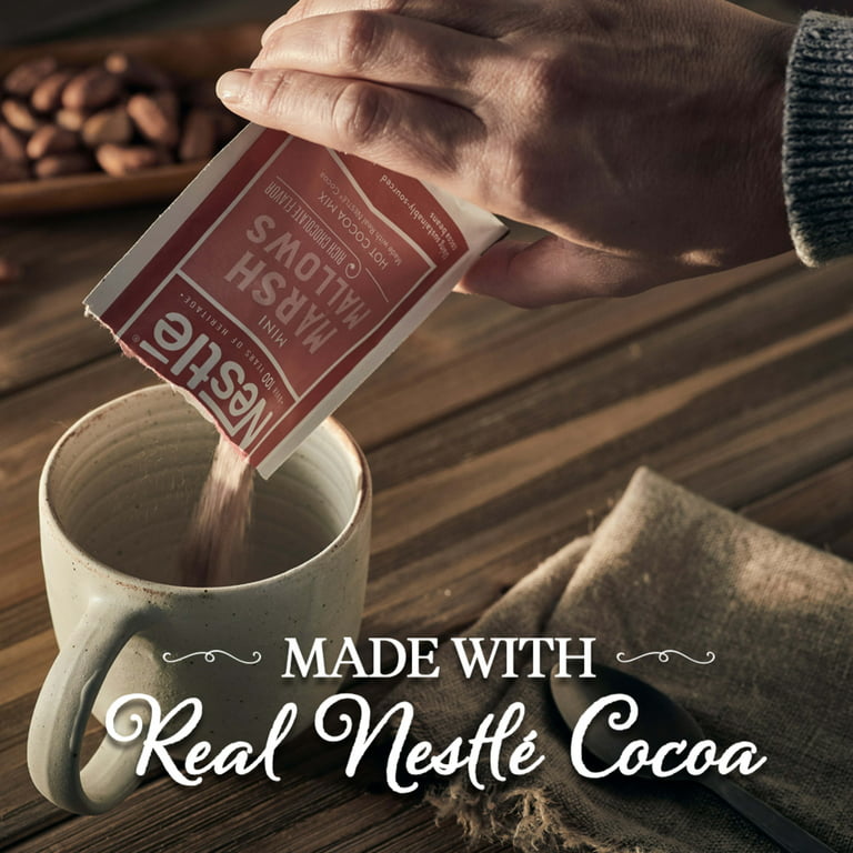 Vintage Nestle Rich & Creamy Hot Chocolate Brown Plastic Heat Safe Thermos