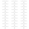 thumbnail image 2 of Dserhfy 10/20/30Pcs Floating Floral Arrangement Holder Clear Floating Flower Display Stand Hydroponics Water Planting Flower Bowl Stem Holder Decoration, 2 of 8