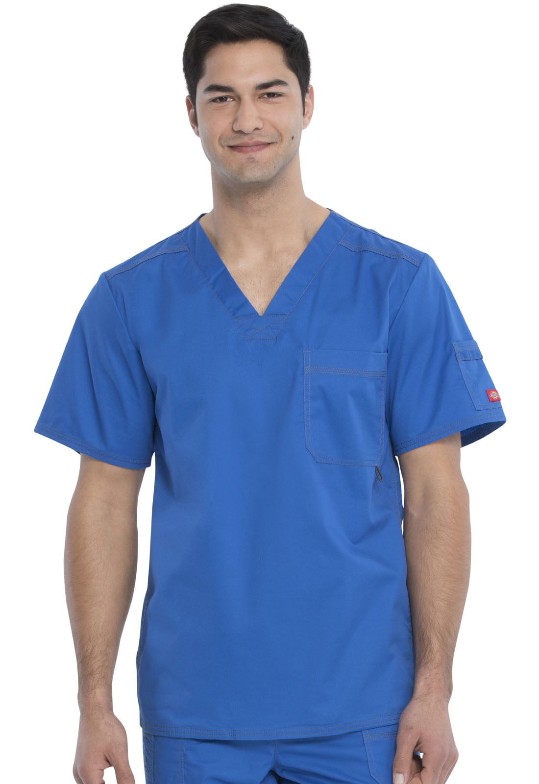 Dickies Gen Flex Medical Scrubs Top for Men VNeck Plus Size 81722, 4XL