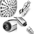 Couradric Handheld Shower Head, 6" Chrome Face 6 Spray Setting Shower