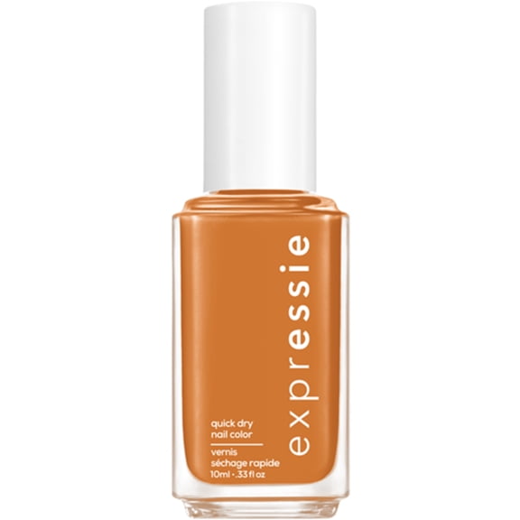 essie Expressie Quick Dry Vegan Nail Polish, Brown Orange, 0.33 fl oz Bottle