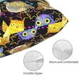 thumbnail image 3 of Pofeuu Cartoon Bird Owl Print Polyester Microfiber Plush Pillowcases, Super Soft and Cozy Pillow Case Covers with Envelop Closure（Pillow core not included）-16"x24", 3 of 6
