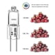thumbnail image 4 of G4 Halogen Light Bulbs 20W, 10 Pcs 12V Halogen Bulbs 2 Pin Base White Dimmable, 4 of 5