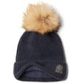 thumbnail image 2 of Bonnet d'Hiver Flou Pompon, Taille Unique, Nocturne, 2 of 3