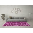 thumbnail image 3 of Ahgly Company Indoor Square Abstract Pink Modern Area Rugs, 5' Square, 3 of 4