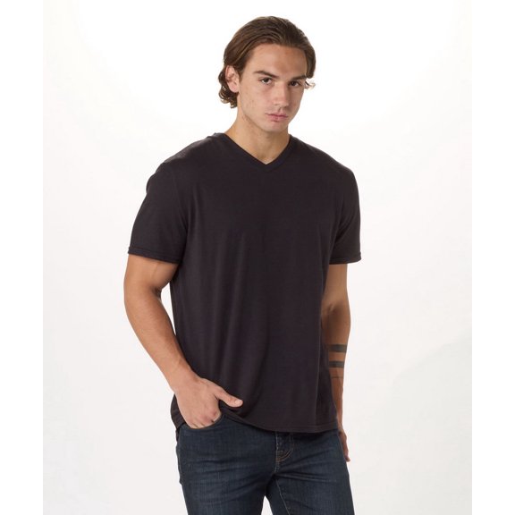Boxercraft BM2103 Men's Essential Crew Neck Tee-Black-XXS