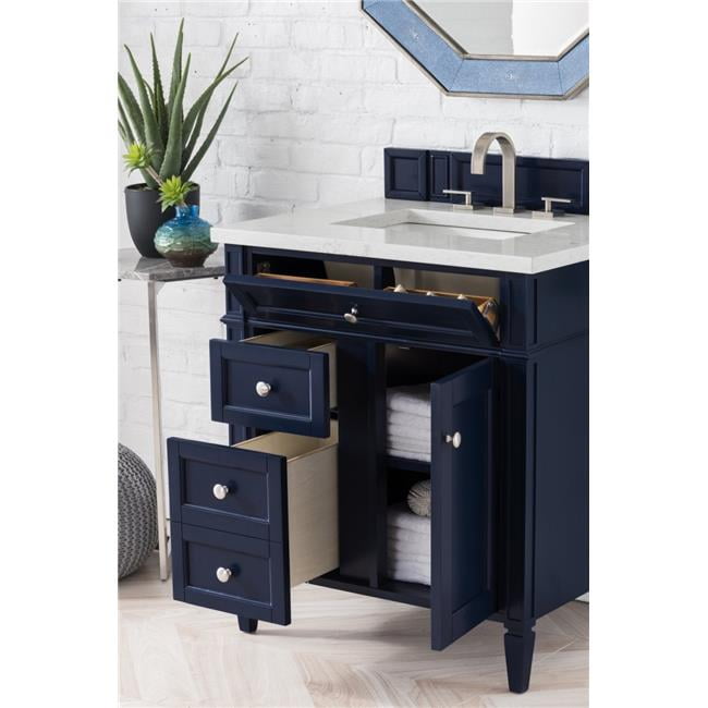 James Martin Furniture 650V30VBL3EJP 30 in. Brittany Victory Blue