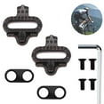 thumbnail image 4 of Tacos de bicicleta Ciclismo de interior Juego de tacos de bicicleta de carretera de montaña al aire libre para bicicletas Pedales Mujeres Hombres Zapatos de ciclismo, 4 of 7