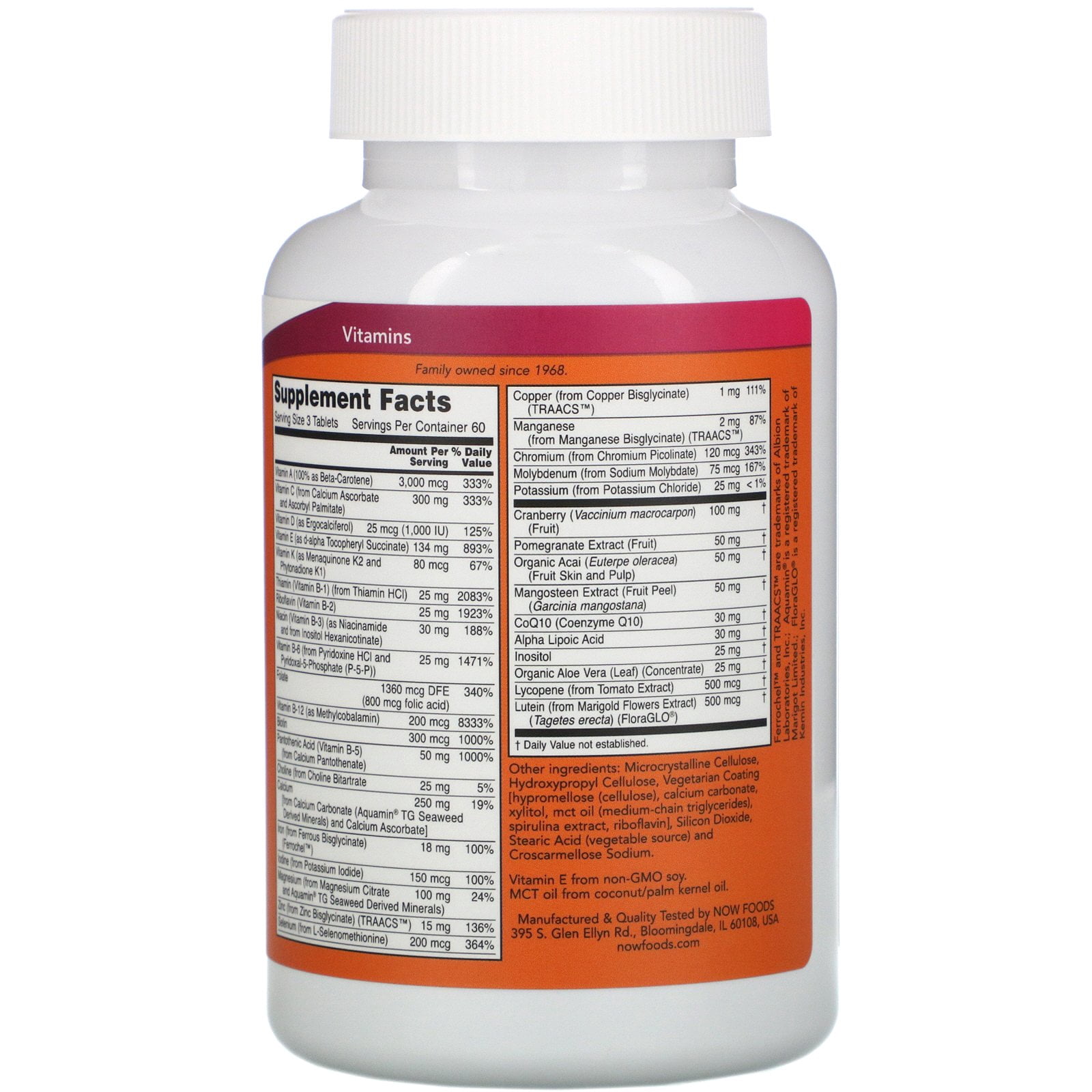 NOW Foods EVE™, Superior Women's Multi, 180 Tablets
