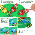 thumbnail image 5 of PEACNNG Hungry Frogs Board Game, Intense Game of Quick Reflexes, Pre-School Game for Ages 3 and Up, 5 of 5
