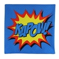 thumbnail image 3 of KAPOW | Blue |  Anime | Fun Gifts | Pillow Cover | Home Decor | Throw Pillows | Happy Birthday | Kids Room | Bedroom Decor | Room Decor, 3 of 6
