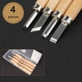 thumbnail image 4 of 1 Set de Couteaux en Bois Sculpté Gouges de Menuiserie Détaillées Outils à Main DIY, 4 of 8