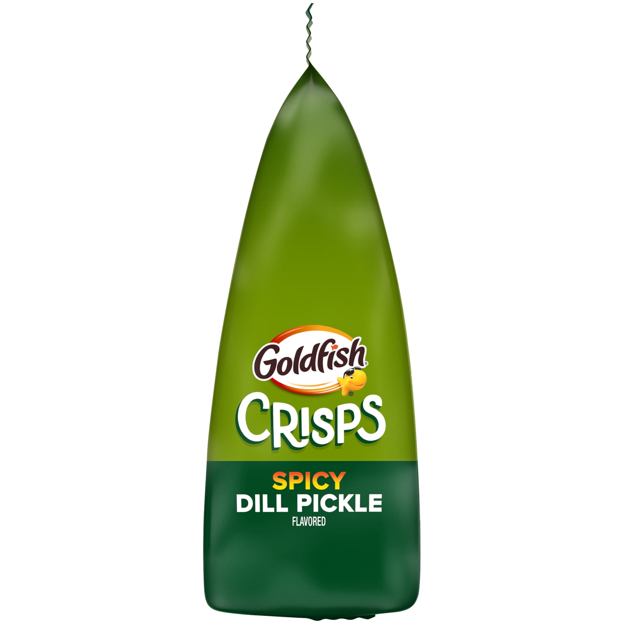 (3 pack) Goldfish Crisps Spicy Dill Pickle Flavored Baked Chip Crackers, 6.25 oz Bag