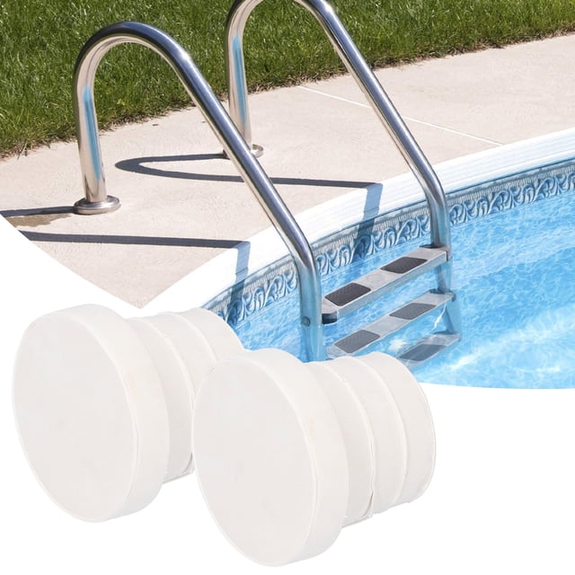 Ccdes 2Pcs Ladder Rubber Stopper Bumper Replacement Safety Guard Swimming Pool Supplies,Ladder Rubber Plug,Pool Ladder Accessory