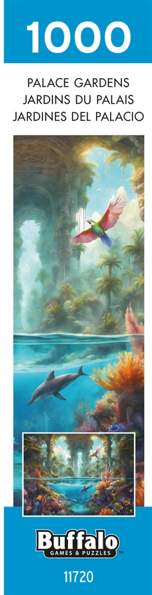 Buffalo Games Palace Gardens 1000-Piece Interlocking Jigsaw Puzzles for Adults Ages 14+