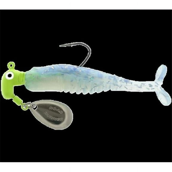 Blakemore CX2-336 0.06 oz Crappie X-Tractor 1-0 Hook Fishing Lure, Blue Ice
