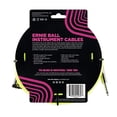 thumbnail image 2 of Cable para Instrumentos Ernie Ball Amarillo Neón Trenzado 5,4 m Recto/acodado, 2 of 2