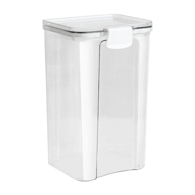 Airtight Food Storage Containers for Pantry Organization, Stackable Kitchen Canisters with Snap-Lock Lids (10.5x12x25cm)