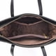 thumbnail image 4 of Bolso de hombro de piel sintética suave para mujer, bolso de mano de gran capacidad, color negro, 4 of 5