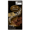 thumbnail image 1 of Lindt LINDOR 70% Cacao Dark Chocolate Bar, 100 Grams, 1 of 9