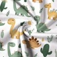 thumbnail image 6 of Boy Baby Clothes Toddler Kids Boys Summer Polyester Dinosaur Printed Short Sleeve Beach 18-24 Months 2t 3t 4t 5t 6t Pajamas Tops Shirt Shorts Set 2PCS, 6 of 6