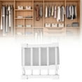 thumbnail image 4 of Tringle d'Étagère à Tension Extensible pour Garde-Robe, Support de Rangement Réglable Sans Clous pour Armoire Bricolage, Séparateur pour Garde-Robe Placard Longueur 23-30cm / 9.1-11.8 Po, 4 of 8