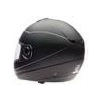 MMG Adult Full Face Helmet DOT – Matte Black X-LARGE (with Spare Shield) Model 26