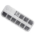 thumbnail image 4 of Riwesomey 1100 Uds pequeño tornillo de acero inoxidable gafas de sol reloj gafas teléfono tornillos tuercas destornillador almohadillas para la nariz Kits y herramientas de reparación de relojes Riwesomey TO1105-00B, 4 of 6