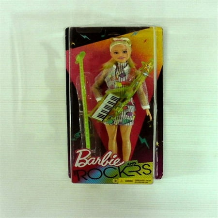 - You Can Be Anything Barbie and the Rockers Doll measures approximately 12 inches tall with Lime Keytar and Coordinating Micropho