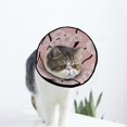thumbnail image 1 of Cherry Blossoms Soft Cat Dog Recovery Collar Adjustable Cat Cone Wound Healing Protective After Surgery for Pet Cone, 1 of 7