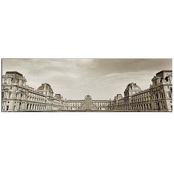 Trademark Art "Louvre" Canvas Art by Preston